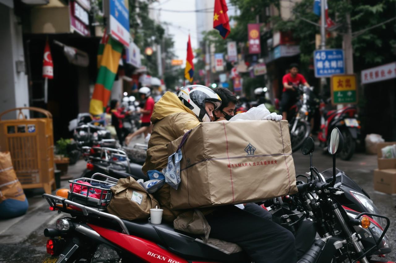 外卖小哥送餐途中救下轻生女子，暖心视频感动全网